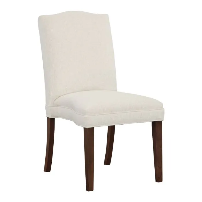 Fairfield Furniture L-1220-14-T Camel Short Back Leather Armless Stack Chair