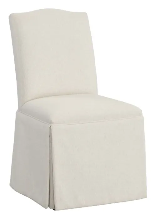 Fairfield Furniture 1221-05-T Camel Short Back Skirted Dining Chair Fairfield Furniture 1221-05-T Camel Short Back Skirted Dining Chair