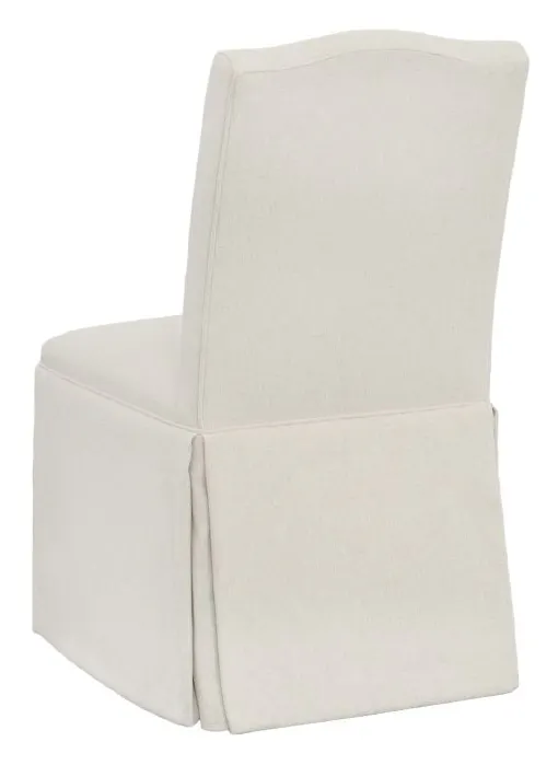 Fairfield Furniture 1221-05-T Camel Short Back Skirted Dining Chair Fairfield Furniture 1221-05-T Camel Short Back Skirted Dining Chair