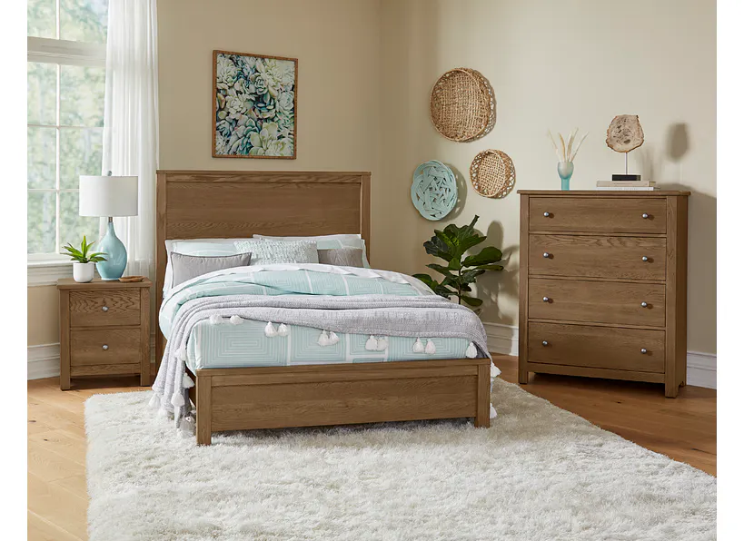 Vaughan Bassett 12-552-255-911 Fundamentals Full Panel Bed Natural Vaughan Bassett 12-552-255-911 Fundamentals Full Panel Bed Natural