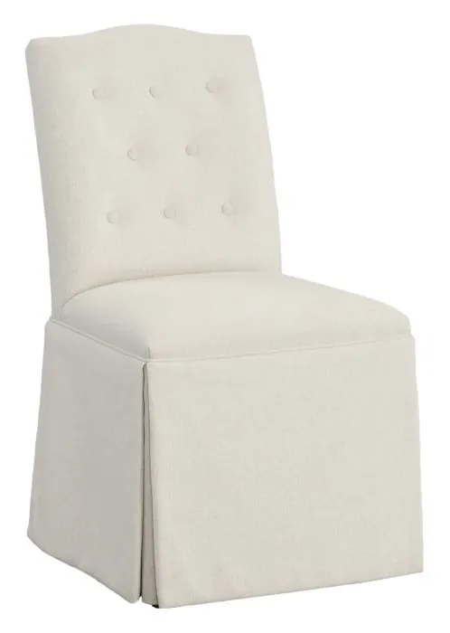 Fairfield Furniture 1223-05-T Camel Short Back Skirted Dining Chair Fairfield Furniture 1223-05-T Camel Short Back Skirted Dining Chair