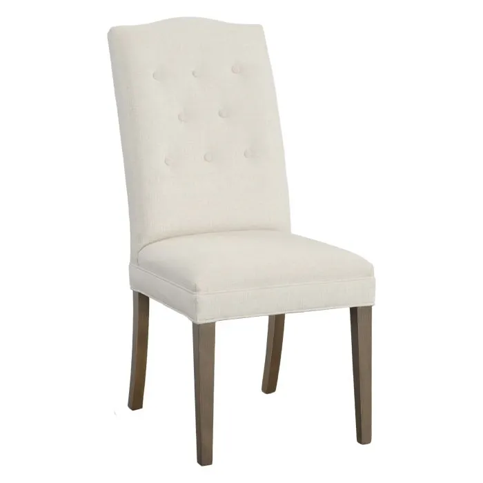Fairfield Furniture L-1226-05-M Camel Tall Back Leather Dining Chair