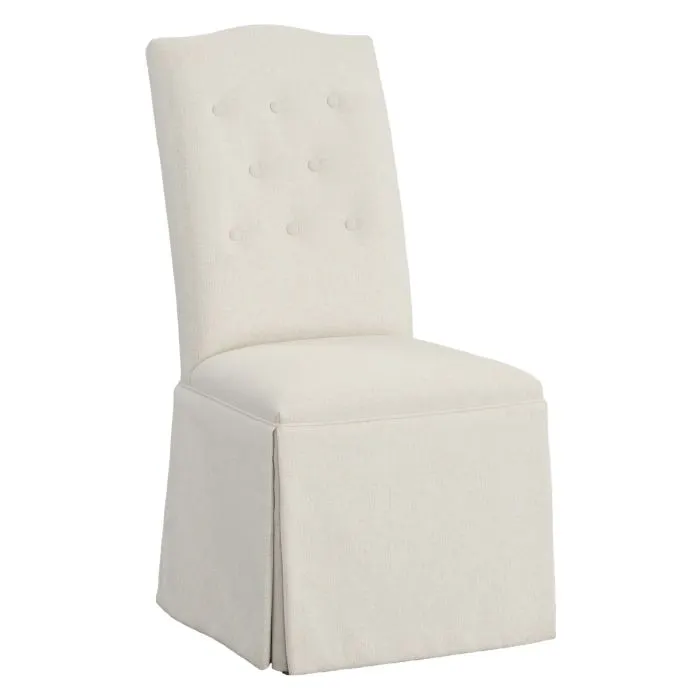 Fairfield Furniture 1227-05-T Camel Tall Back Skirted Dining Chair
