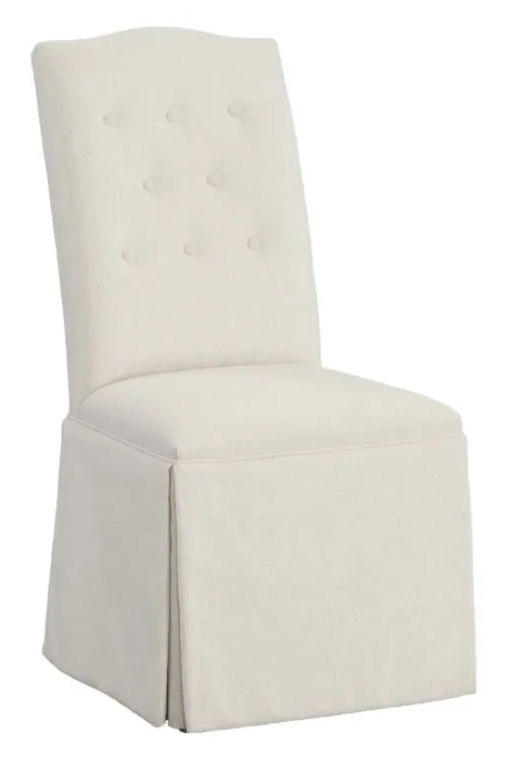Fairfield Furniture 1227-05-T Camel Tall Back Skirted Dining Chair Fairfield Furniture 1227-05-T Camel Tall Back Skirted Dining Chair