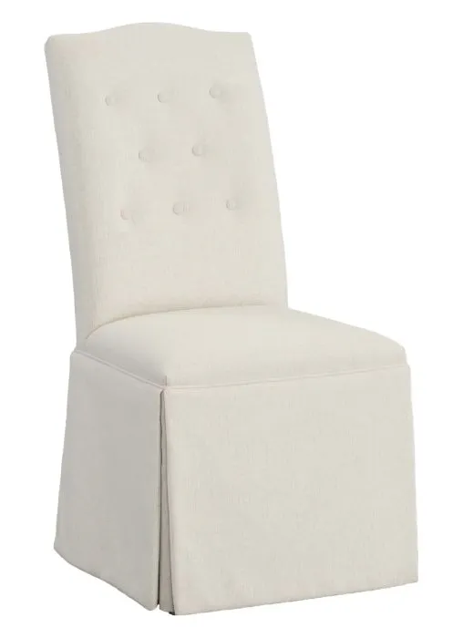 Fairfield Furniture 1227-05-T Camel Tall Back Skirted Dining Chair Fairfield Furniture 1227-05-T Camel Tall Back Skirted Dining Chair