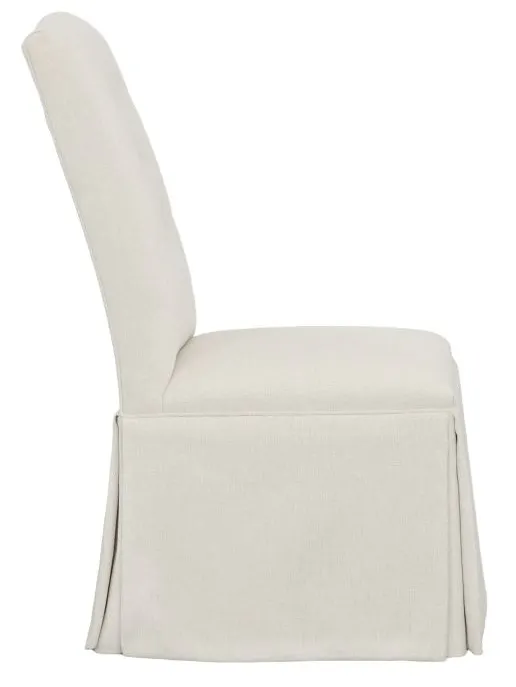 Fairfield Furniture 1227-05-T Camel Tall Back Skirted Dining Chair Fairfield Furniture 1227-05-T Camel Tall Back Skirted Dining Chair