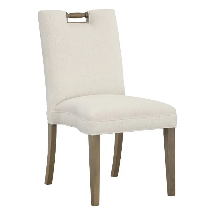 Fairfield Furniture L-1230-14 Pull Short Back Leather Armless Stack Chair