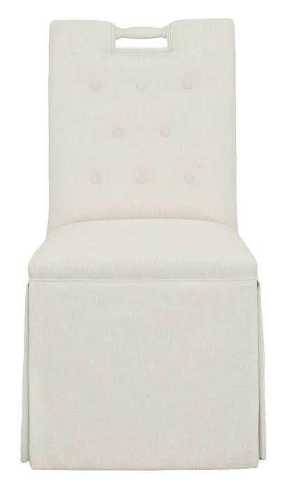 Fairfield Furniture 1233-05-L Pull Short Back Skirted Dining Chair Fairfield Furniture 1233-05-L Pull Short Back Skirted Dining Chair