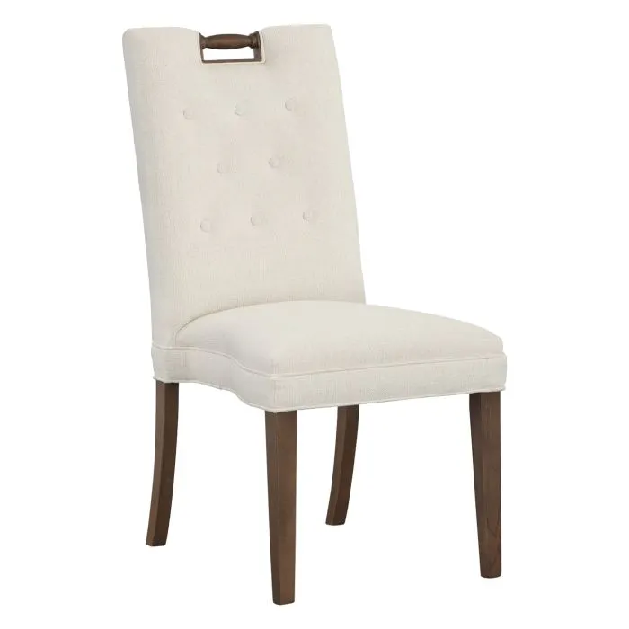 Fairfield Furniture L-1236-14-T Pull Tall Back Leather Armless Stack Chair