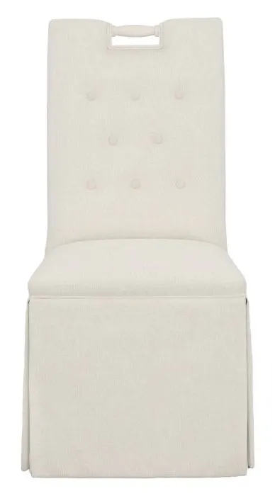 Fairfield Furniture 1237-05-L Pull Tall Back Skirted Dining Chair Fairfield Furniture 1237-05-L Pull Tall Back Skirted Dining Chair