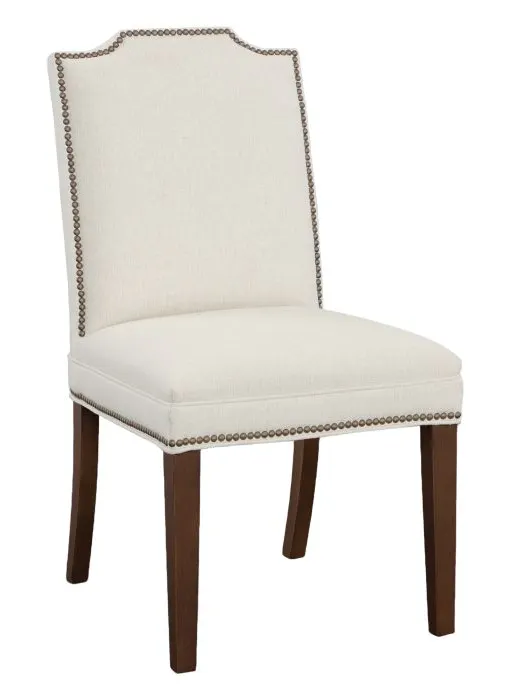 Fairfield Furniture L-1240-05-T Empire Short Back Leather Dining Chair Fairfield Furniture L-1240-05-T Empire Short Back Leather Dining Chair
