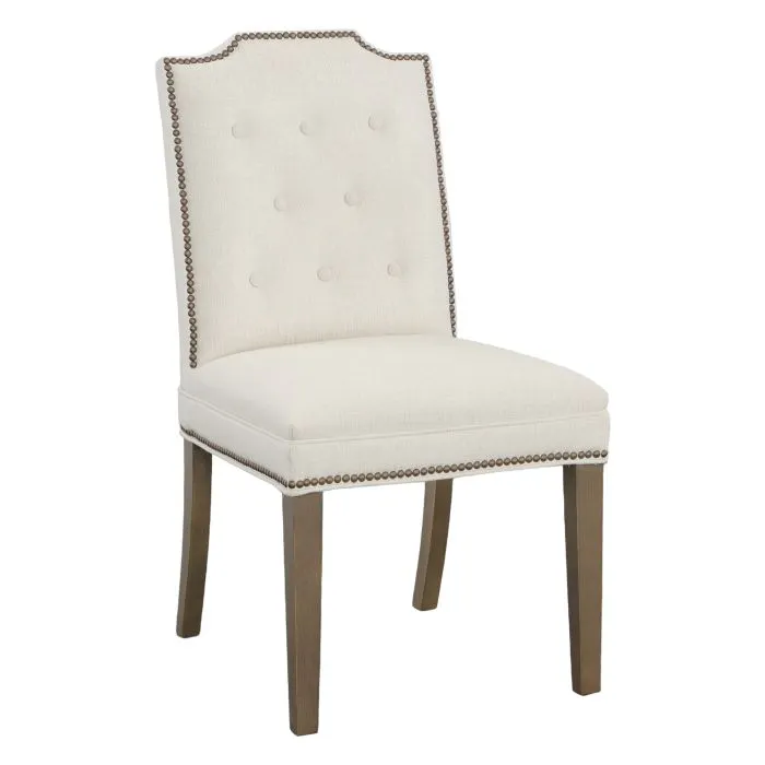 Fairfield Furniture L-1242-05-M Empire Short Back Leather Dining Chair