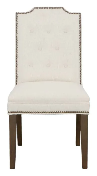 Fairfield Furniture L-1242-05-T Empire Short Back Leather Dining Chair Fairfield Furniture L-1242-05-T Empire Short Back Leather Dining Chair