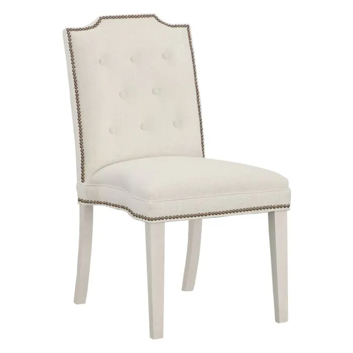 Fairfield Furniture L-1242-14-L Empire Short Back Leather Armless Stack Chair
