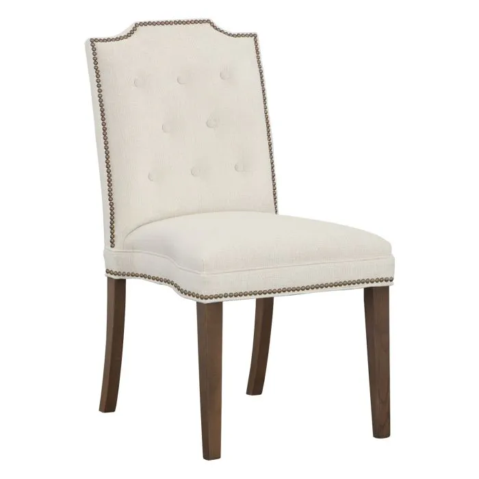 Fairfield Furniture L-1242-14-T Empire Short Back Leather Armless Stack Chair