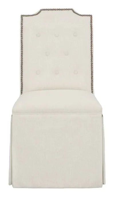 Fairfield Furniture 1243-05-T Empire Short Back Skirted Dining Chair Fairfield Furniture 1243-05-T Empire Short Back Skirted Dining Chair