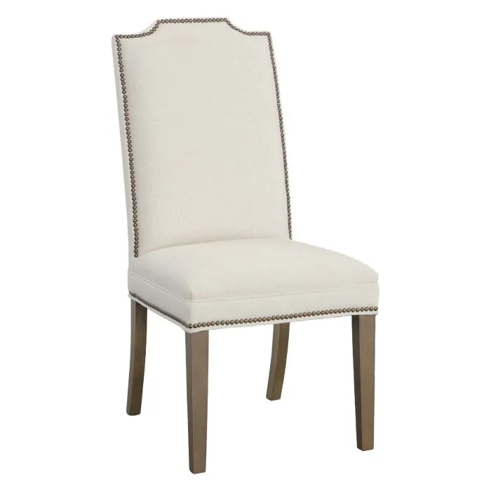 Fairfield Furniture L-1244-05 Empire Tall Back Leather Dining Chair