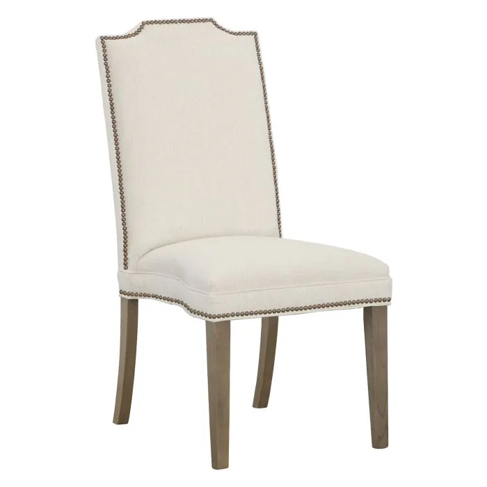 Fairfield Furniture L-1244-14 Empire Tall Back Leather Armless Stack Chair
