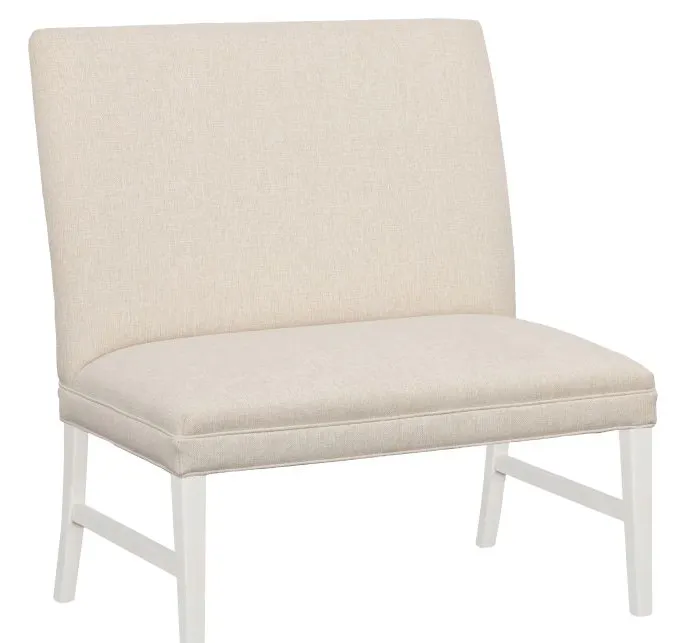 Fairfield Furniture 1270-36-L Straight Back Armless Banquette 36", with Legs in Linen Finish Fairfield Furniture 1270-36-L Straight Back Armless Banquette 36", with Legs in Linen Finish