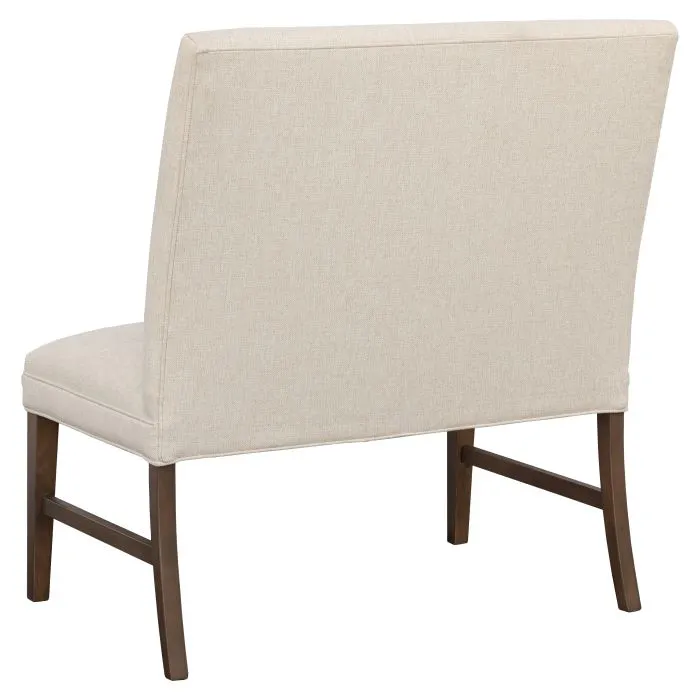 Fairfield Furniture 1270-36-M Straight Back Armless Banquette 36", with Legs in Mica Finish Fairfield Furniture 1270-36-M Straight Back Armless Banquette 36", with Legs in Mica Finish