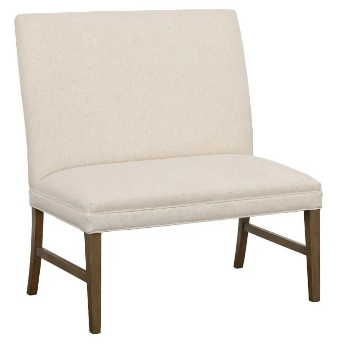 Fairfield Furniture 1270-36-M Straight Back Armless Banquette 36", with Legs in Mica Finish Fairfield Furniture 1270-36-M Straight Back Armless Banquette 36", with Legs in Mica Finish