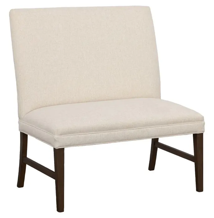 Fairfield Furniture 1270-36-T Straight Back Armless Banquette 36", with Legs in Tobacco Finish Fairfield Furniture 1270-36-T Straight Back Armless Banquette 36", with Legs in Tobacco Finish