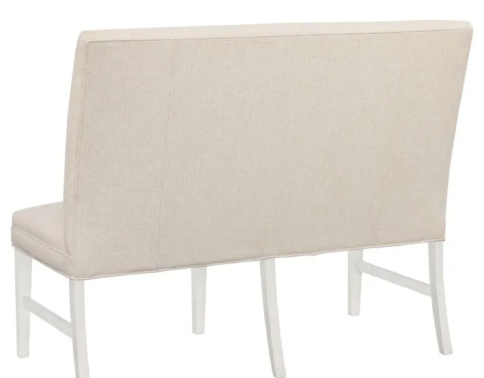 Fairfield Furniture 1270-48-L Straight Back Armless Banquette 48", with Legs in Linen Finish Fairfield Furniture 1270-48-L Straight Back Armless Banquette 48", with Legs in Linen Finish