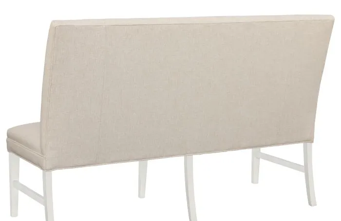Fairfield Furniture 1270-60-L Straight Back Armless Banquette 60" with Legs in Linen Finish Fairfield Furniture 1270-60-L Straight Back Armless Banquette 60" with Legs in Linen Finish
