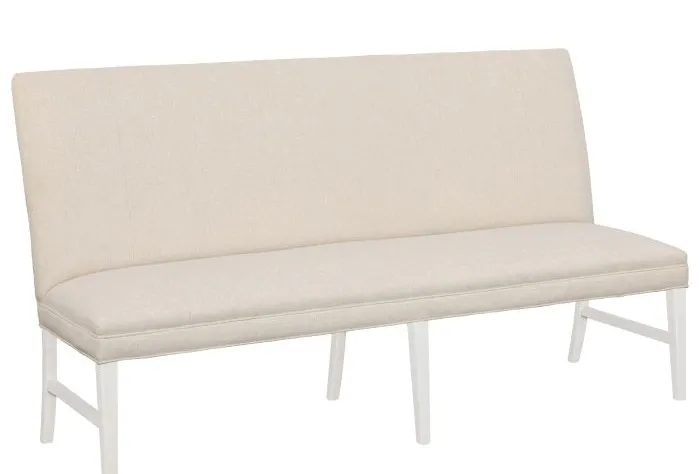 Fairfield Furniture 1270-72-L Straight Back Armless Banquette 72", with Legs in Linen Finish Fairfield Furniture 1270-72-L Straight Back Armless Banquette 72", with Legs in Linen Finish
