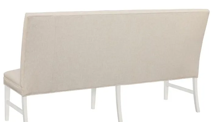 Fairfield Furniture 1270-72-L Straight Back Armless Banquette 72", with Legs in Linen Finish Fairfield Furniture 1270-72-L Straight Back Armless Banquette 72", with Legs in Linen Finish