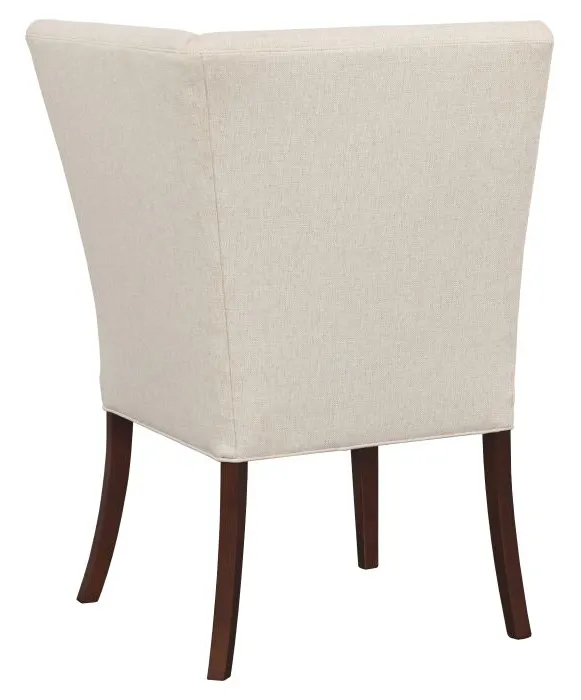 Fairfield Furniture 1272-29-T Straight Back Corner Chair Banquette, with Legs in Tobacco Finish with buttons Fairfield Furniture 1272-29-T Straight Back Corner Chair Banquette, with Legs in Tobacco Finish with buttons