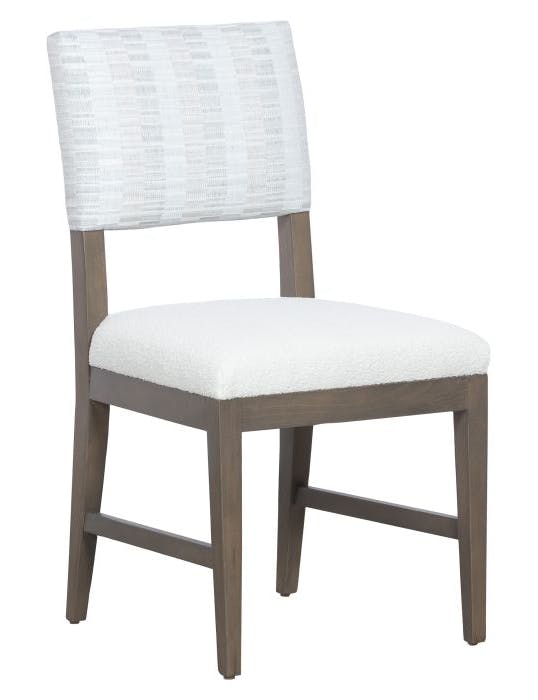 Fairfield Furniture L-1300-05-M Silas Side Chair, Leather, Mica Finish Fairfield Furniture L-1300-05-M Silas Side Chair, Leather, Mica Finish