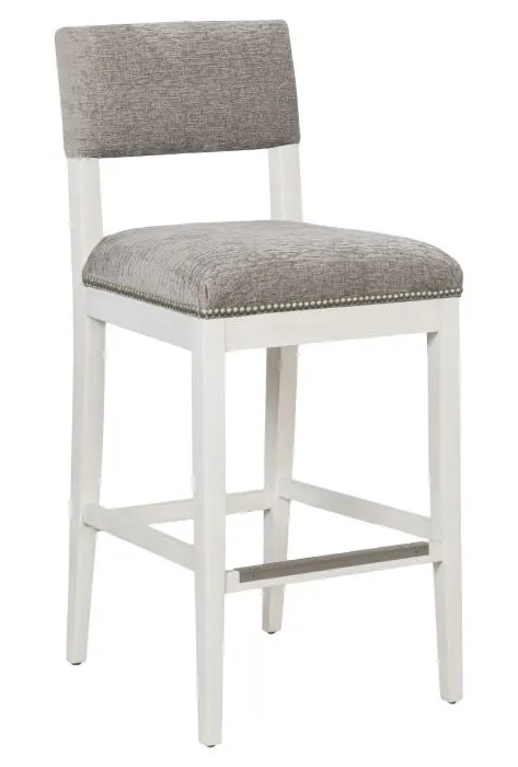 Fairfield Furniture 1300-07-L Silas Armless Bar Stool, Linen Finish Fairfield Furniture 1300-07-L Silas Armless Bar Stool, Linen Finish