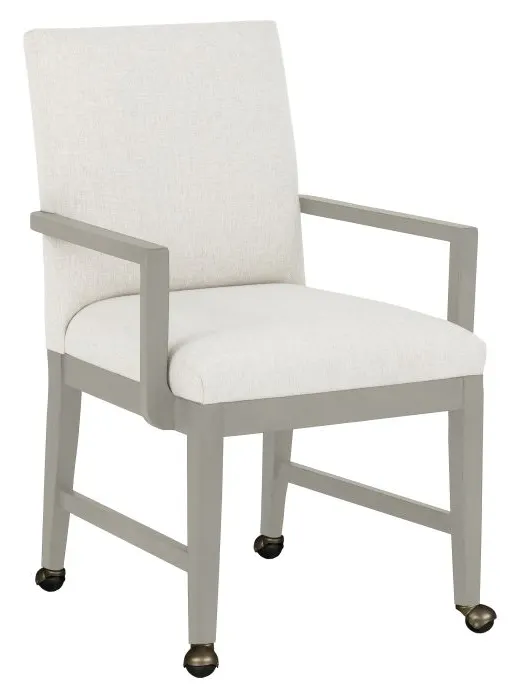 Fairfield Furniture 1305-A4-S Bennett Arm Chair, with Four casters, Sheer Dove Finish Fairfield Furniture 1305-A4-S Bennett Arm Chair, with Four casters, Sheer Dove Finish