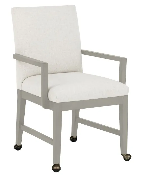 Fairfield Furniture 1305-A4-S Bennett Arm Chair, with Four casters, Sheer Dove Finish Fairfield Furniture 1305-A4-S Bennett Arm Chair, with Four casters, Sheer Dove Finish