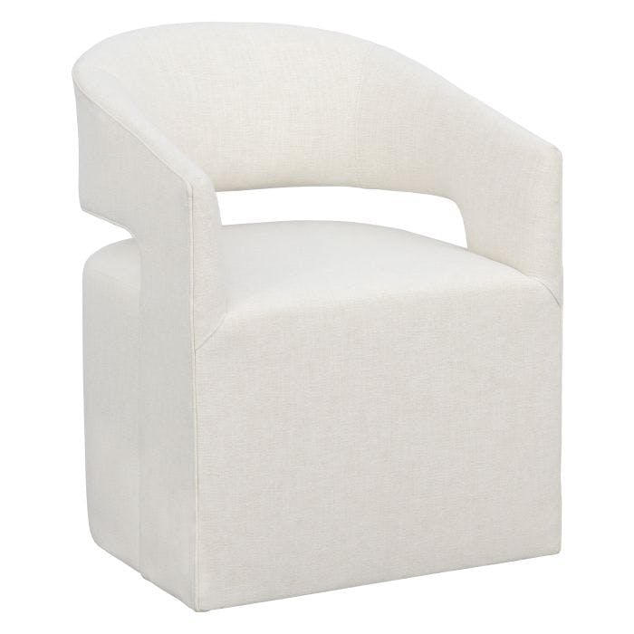Fairfield Furniture L-1418-04 Nova Arm Chair, with five casters