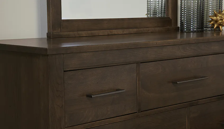 Artisan and Post 150-003 Crafted Cherry 7 Drawer Dresser Dark Cherry Finish Artisan and Post 150-003 Crafted Cherry 7 Drawer Dresser Dark Cherry Finish