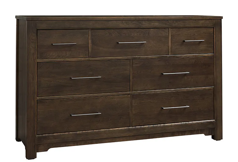 Artisan and Post 150-003 Crafted Cherry 7 Drawer Dresser Dark Cherry Finish Artisan and Post 150-003 Crafted Cherry 7 Drawer Dresser Dark Cherry Finish