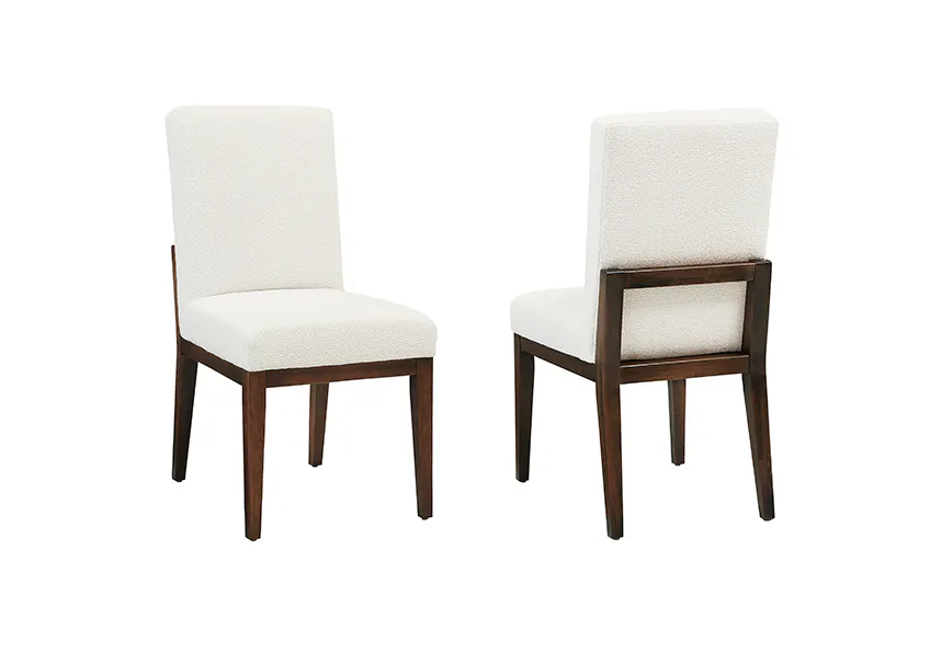 Artisan and Post 150-030A Crafted Cherry Upholstered Side Chair Dark Cherry Finish