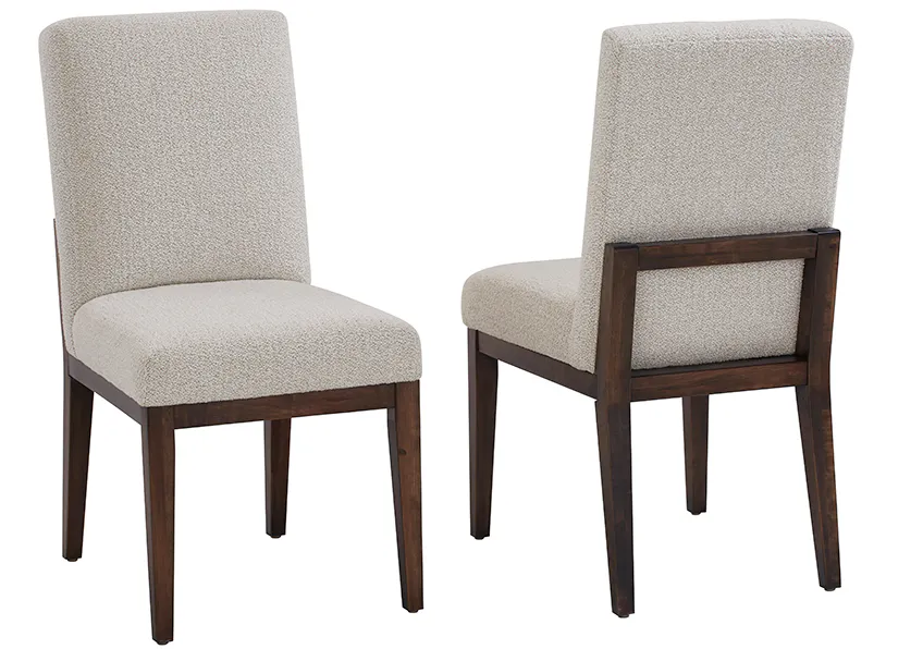 Artisan and Post 150-030B Crafted Cherry Upholstered Side Chair Dark Cherry Finish