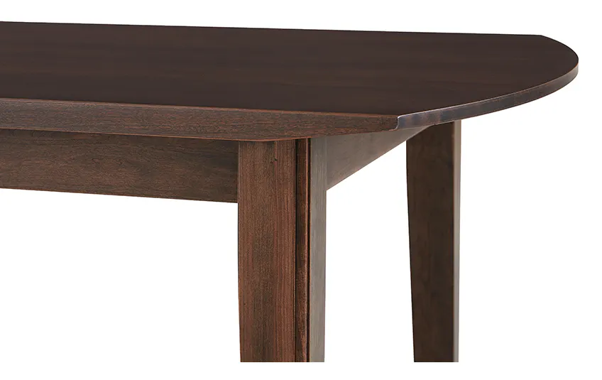 Artisan and Post 150-072 Crafted Cherry 72 Inch Surfboard Table Dark Cherry Finish Artisan and Post 150-072 Crafted Cherry 72 Inch Surfboard Table Dark Cherry Finish