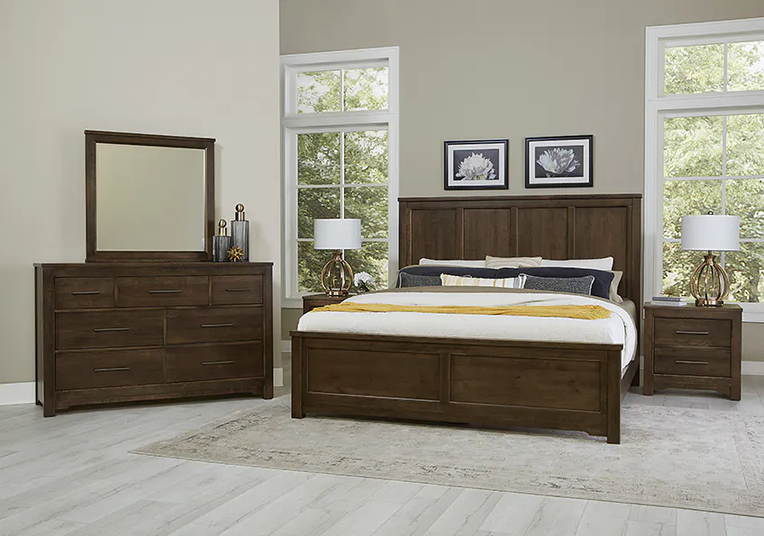 Artisan and Post 150-003 Crafted Cherry 7 Drawer Dresser Dark Cherry Finish Artisan and Post 150-003 Crafted Cherry 7 Drawer Dresser Dark Cherry Finish
