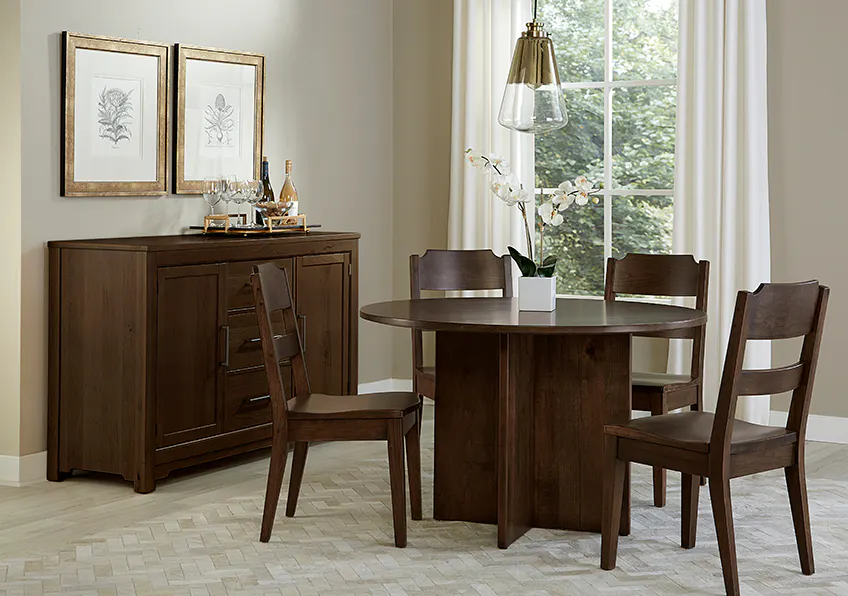 Artisan and Post 150-010 Crafted Cherry Ladderback Side Chair Dark Cherry Finish Artisan and Post 150-010 Crafted Cherry Ladderback Side Chair Dark Cherry Finish
