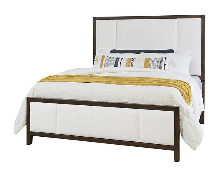 Artisan and Post 150-661-166-933-MS2 Crafted Cherry Erin's King Upholstered Bed Dark Cherry Finish Artisan and Post 150-661-166-933-MS2 Crafted Cherry Erin's King Upholstered Bed Dark Cherry Finish