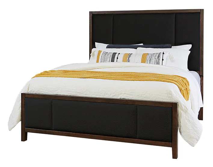Artisan and Post 150-662-266-944-MS2 Crafted Cherry Erin's California King Upholstered Bed Dark Cherry Finish Artisan and Post 150-662-266-944-MS2 Crafted Cherry Erin's California King Upholstered Bed Dark Cherry Finish