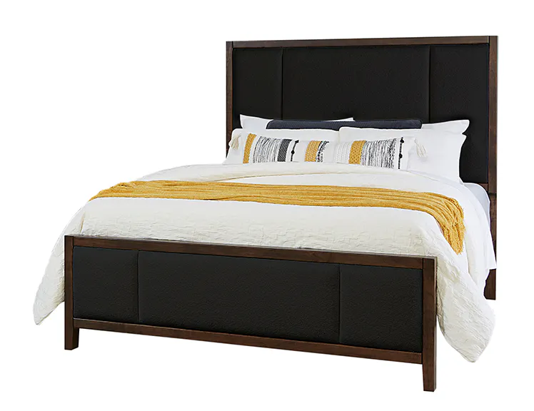 Artisan and Post 150-662-266-944-MS2 Crafted Cherry Erin's California King Upholstered Bed Dark Cherry Finish Artisan and Post 150-662-266-944-MS2 Crafted Cherry Erin's California King Upholstered Bed Dark Cherry Finish