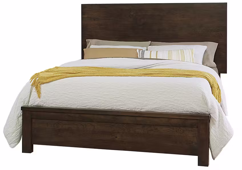 Artisan and Post 150-669-966-933-MS2 Crafted Cherry Ben's King Plank Bed Dark Cherry Finish Artisan and Post 150-669-966-933-MS2 Crafted Cherry Ben's King Plank Bed Dark Cherry Finish