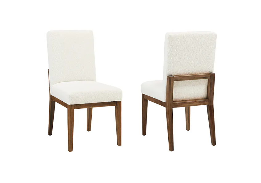 Artisan and Post 151-030A Crafted Cherry Upholstered Side Chair Medium Cherry Finish