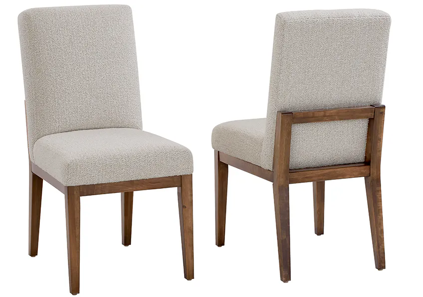Artisan and Post 151-030B Crafted Cherry Upholstered Side Chair Medium Cherry Finish