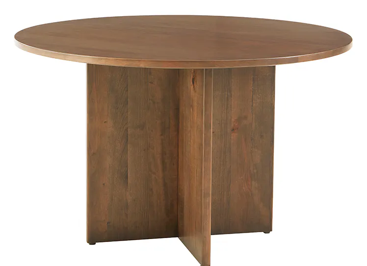 Artisan and Post 151-048-148 Crafted Cherry 48 Inch Round Table with Wood Base Medium Cherry Finish Artisan and Post 151-048-148 Crafted Cherry 48 Inch Round Table with Wood Base Medium Cherry Finish